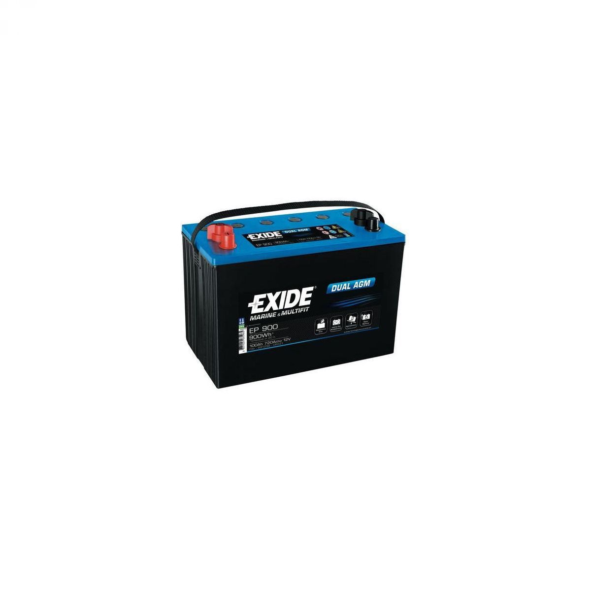 Akumulator EXIDE EP900 Dual AGM 12V 100Ah