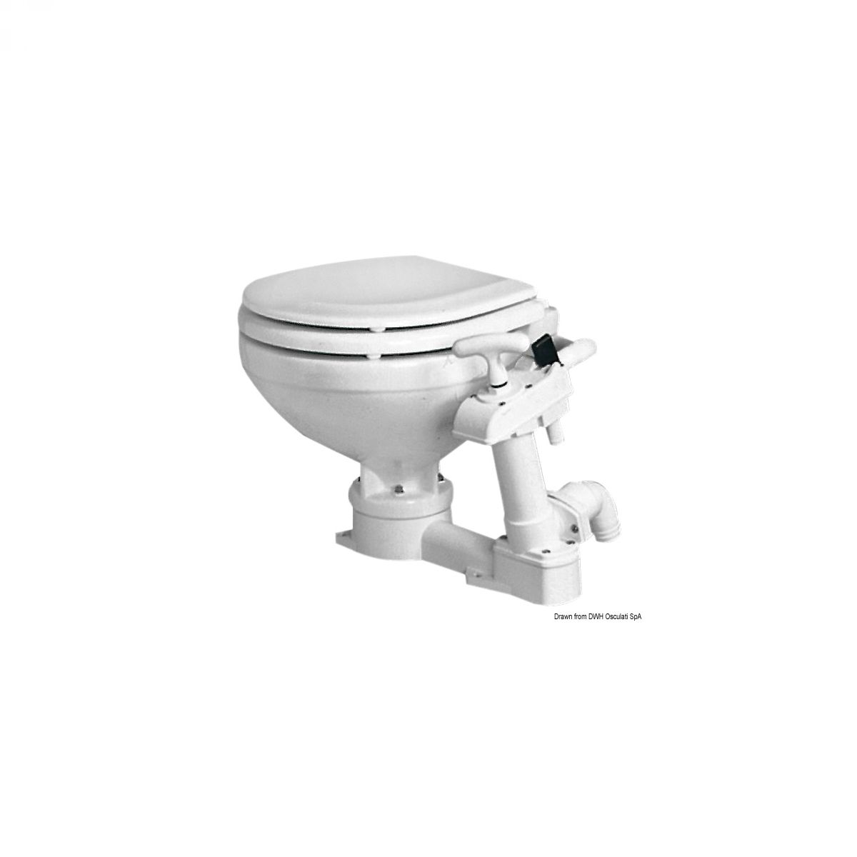 COMPACT BRODSKI WC s ručnom pumpom