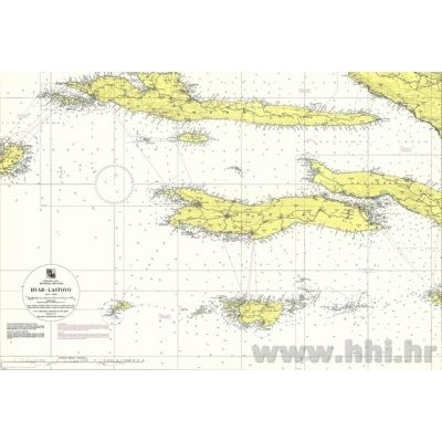 Karta pomorska 100-25 obalna Hvar – Lastovo