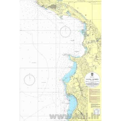 Karta pomorska 100-30 obalna Ulcinj – Durres
