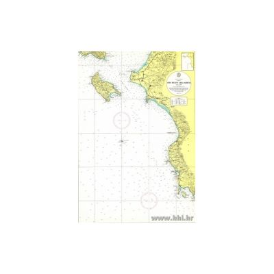 Karta pomorska 173 kursna Akra Killini - Akra Akritas