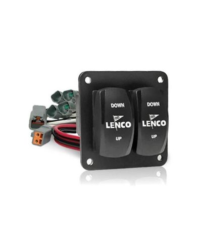 Lenco 10222-211D Double Rocker Switch Kit (Single) prekidač