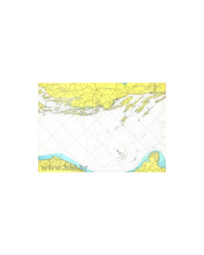 Karta pomorska 302 pomoćna Jadransko more srednji dio