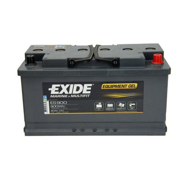 Akumulator EXIDE ES900 Equipment GEL 80Ah