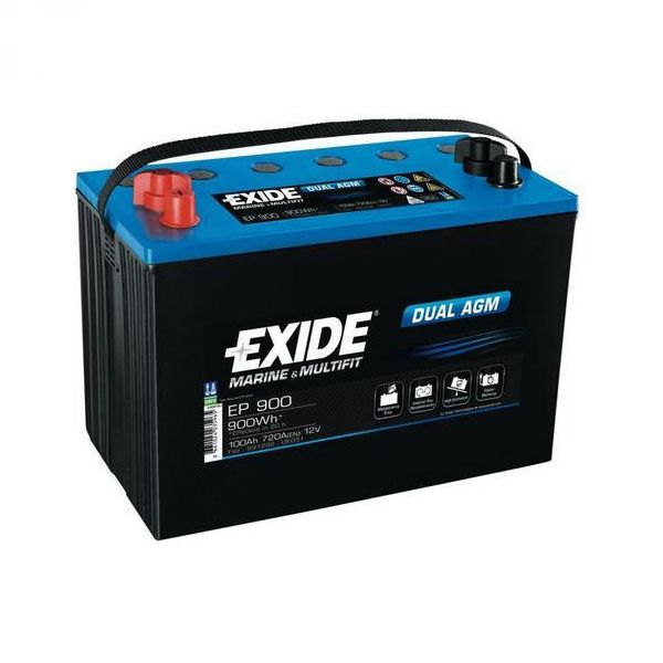 Akumulator EXIDE EP900 Dual AGM 12V 100Ah
