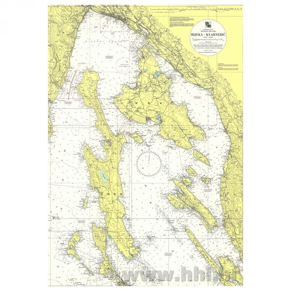 pomorska karta svijeta Karta pomorska 100 18 obalna Rijeka – Kvarnerić | Obalna pomorska  pomorska karta svijeta