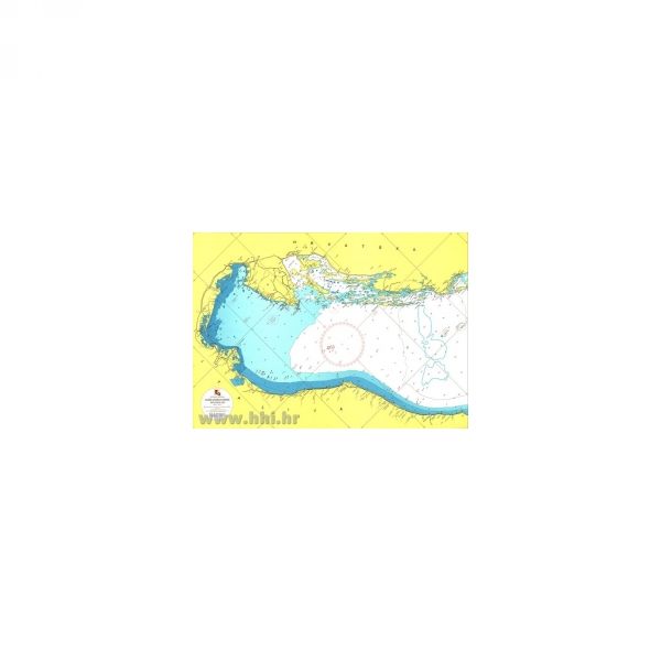 Karta pomorska 401 pomoćna Jadransko more sjeverni i srednji dio