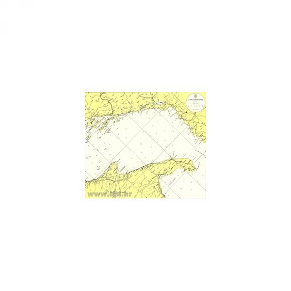 Karta pomorska 502 pomoćna Jadransko more srednji i južni dio