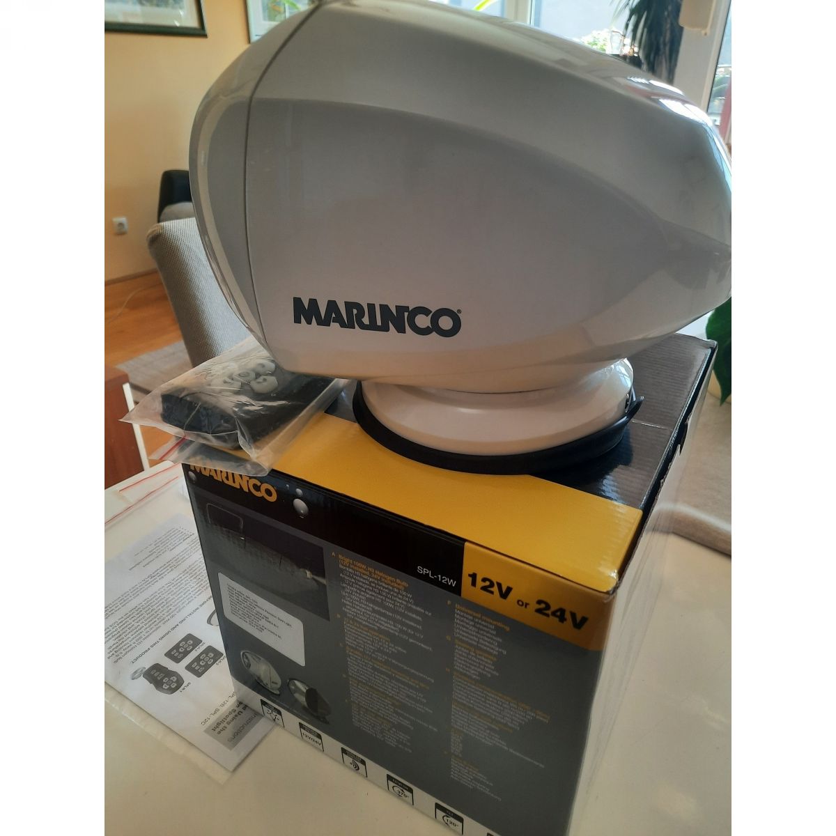Marinco SPL-12W reflektor 12/24V 100W sa bežičnom kontrolom bijeli