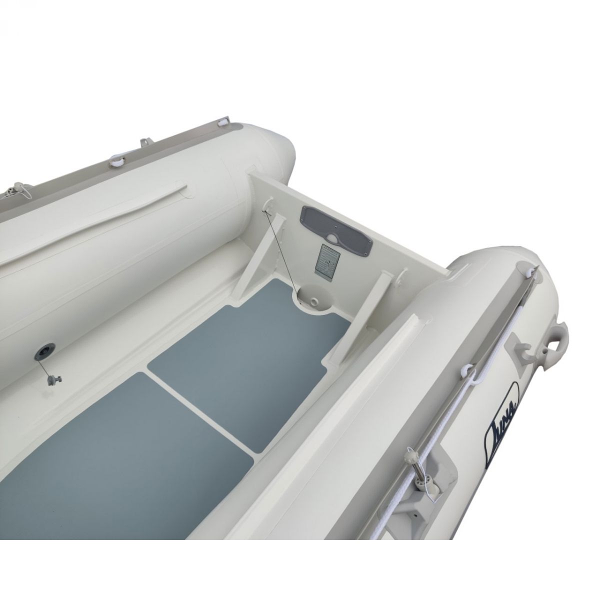 Gumenjak LUNA 360 BL AL RIB DD tvrdo dno PVC tub