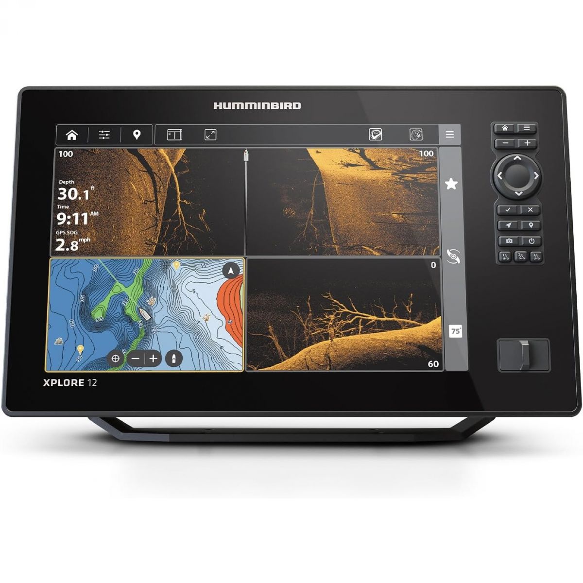 Humminbird XPLORE 12 CMSI+ GPS Fishfinder CHO model bez sonde