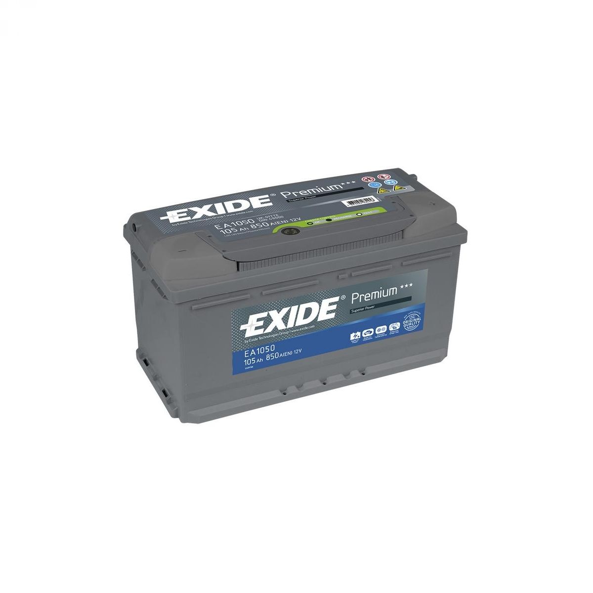 Akumulator EXIDE EA1050 Premium 105Ah