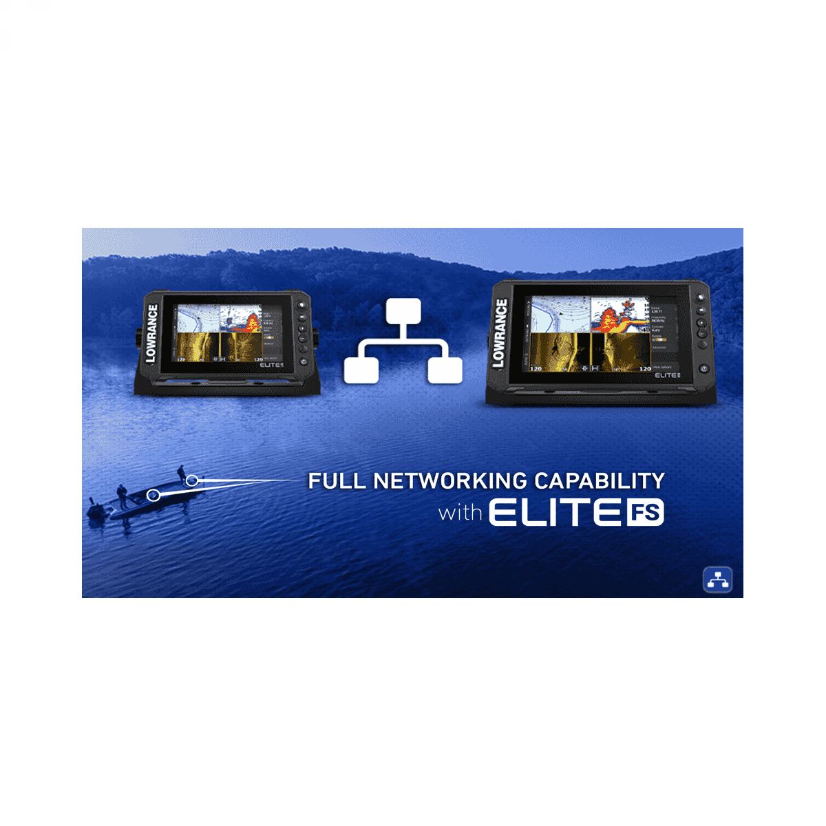 Lowrance Elite 7 FS sa Active Imaging 3-in-1 sondom