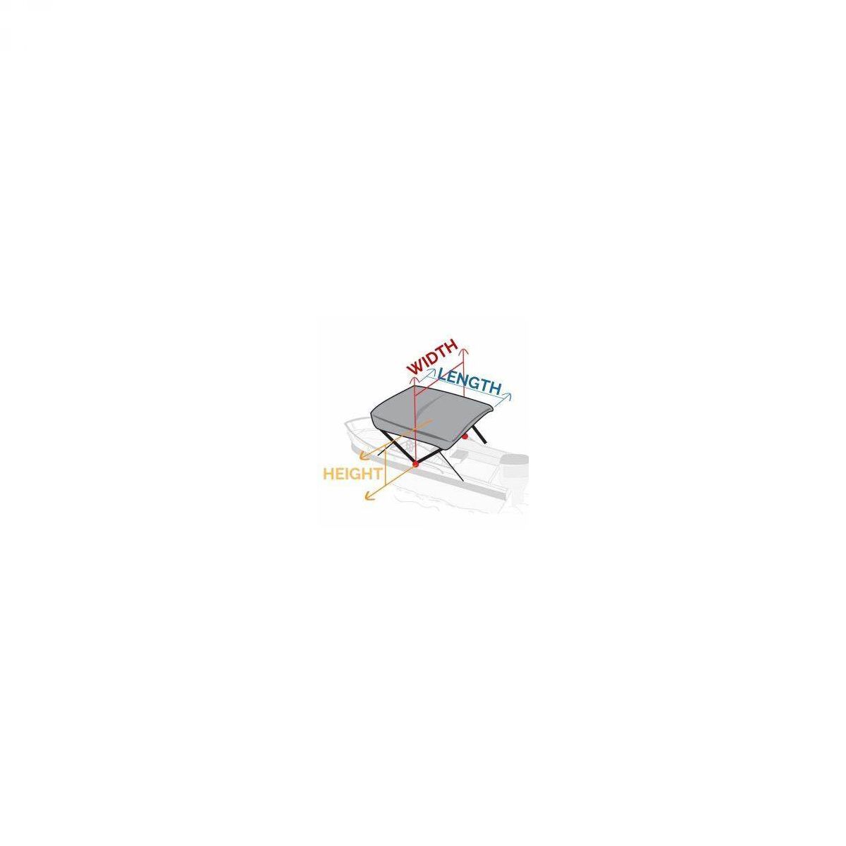 BIMINI tenda sa 3 luka 185x180x140cm plava 4690952