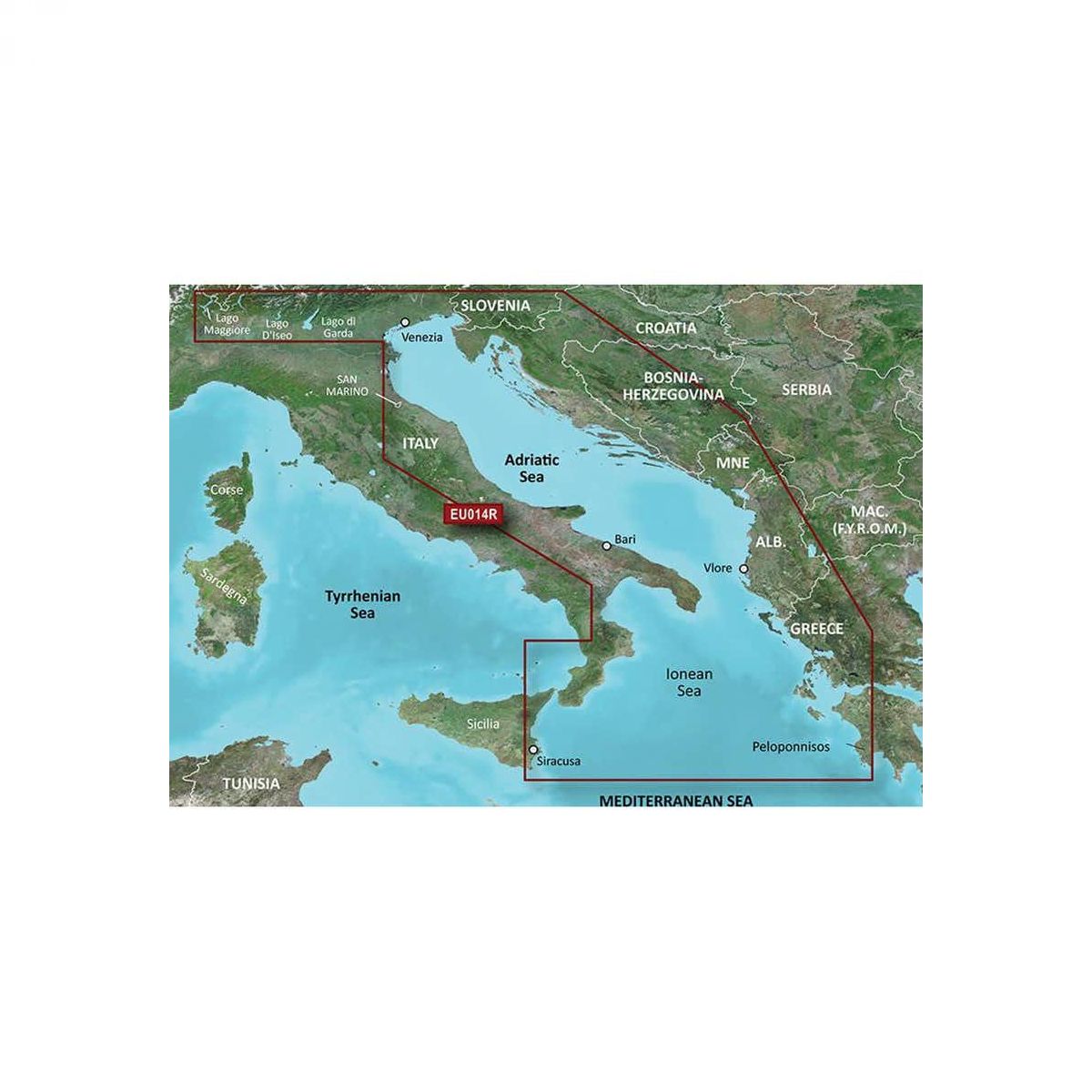 Navionics+ Regular NAEU014R Adriatic sea Croatia-Italy