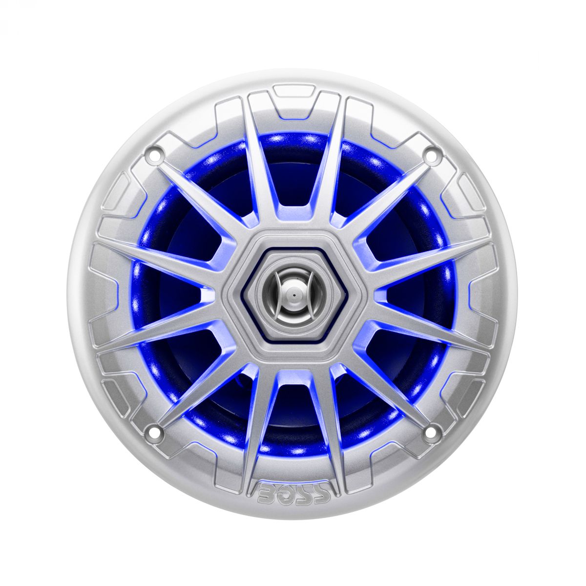 Boss Marine MRGB65S zvučnici 6,5 inch 200W par LED srebrni