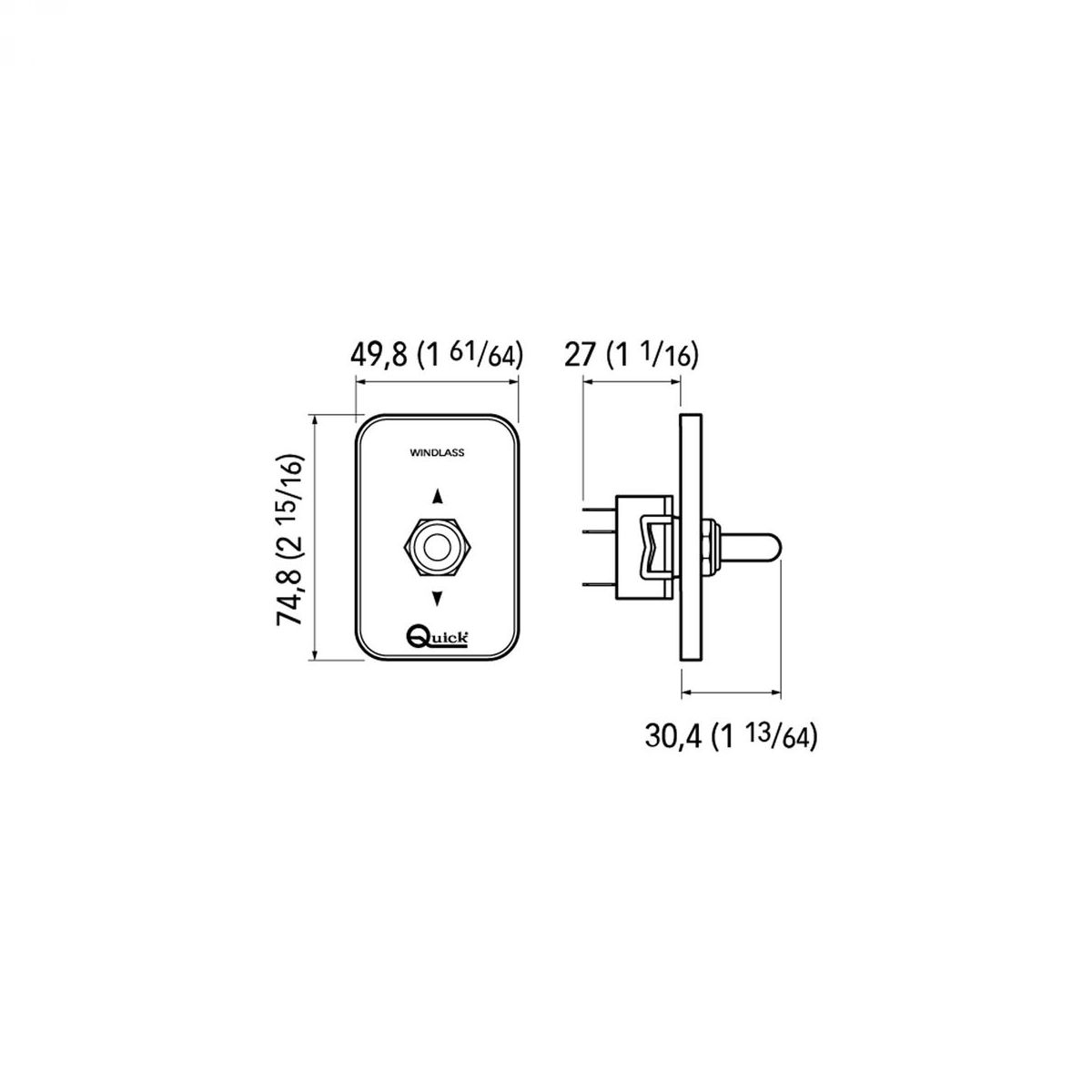 QUICK WCS 820 panel prekidač  “Up/Down”