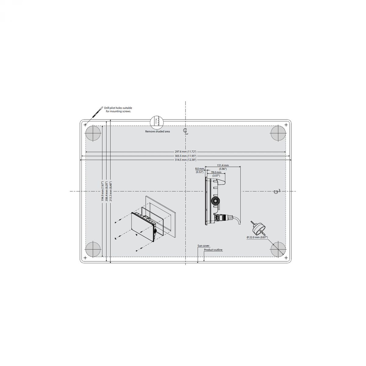Simrad NSX 3012 Smart Chartplotter FF bez sonde