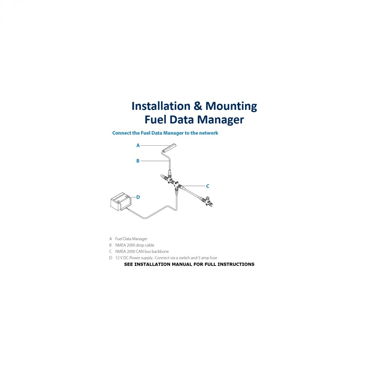 Navico 11522 Fuel Data Manager
