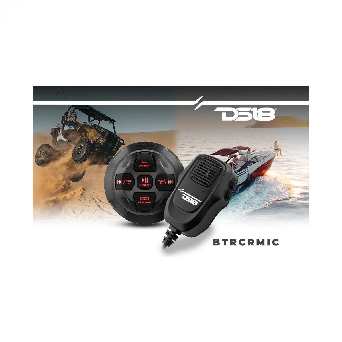 DS18 audio BTRCRMIC marine Bluetooth prijemnik sa mikrofonom