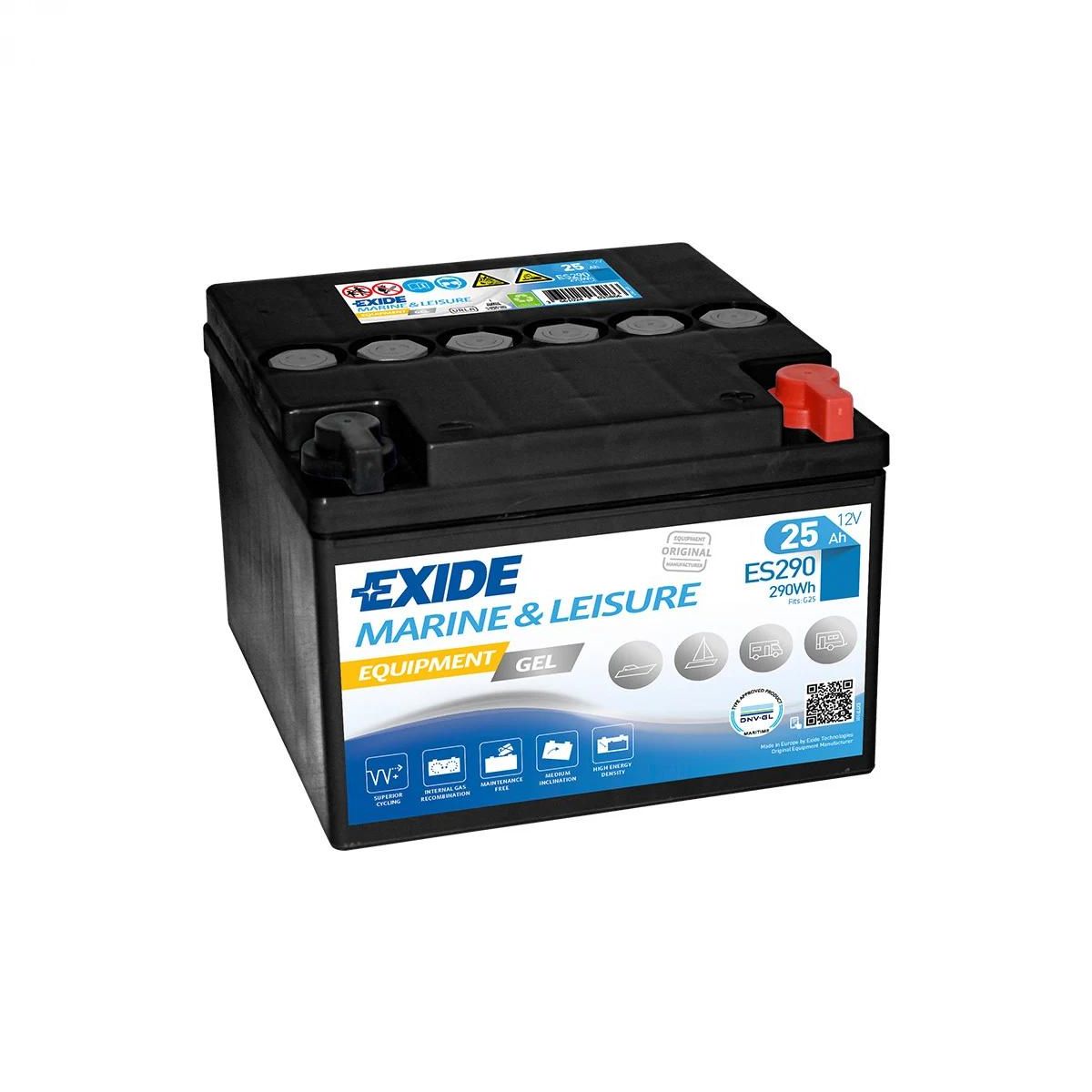 Akumulator EXIDE ES290 Equipment GEL 25Ah