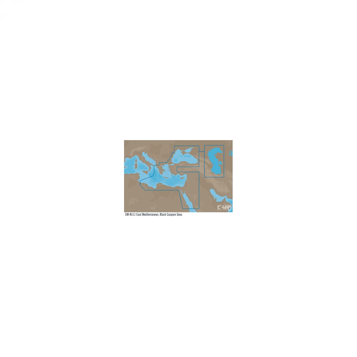 C-MAP Reveal M-EM-Y111-MS East Mediterranean, Black & Caspian Seas MAX N+