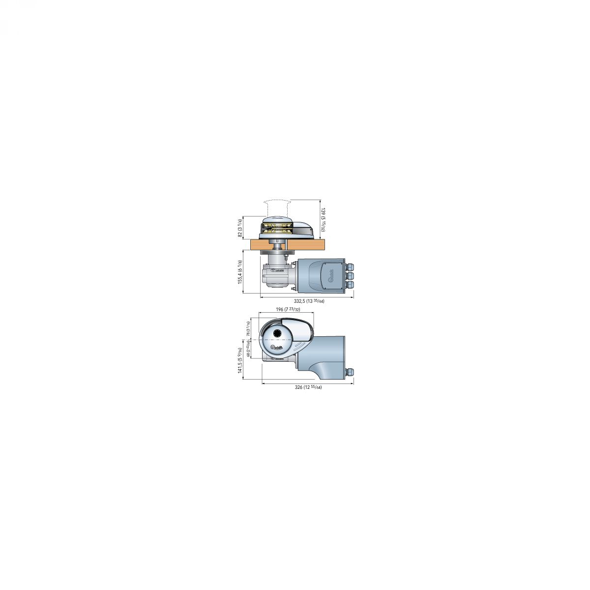 QUICK PRINCE DP2 712 D (700W 12V) sidreno vitlo