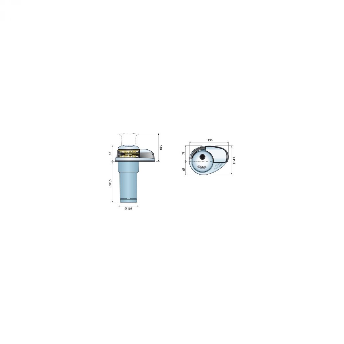 QUICK PRINCE DP2E 1000 D (800W 12V) sidreno vitlo