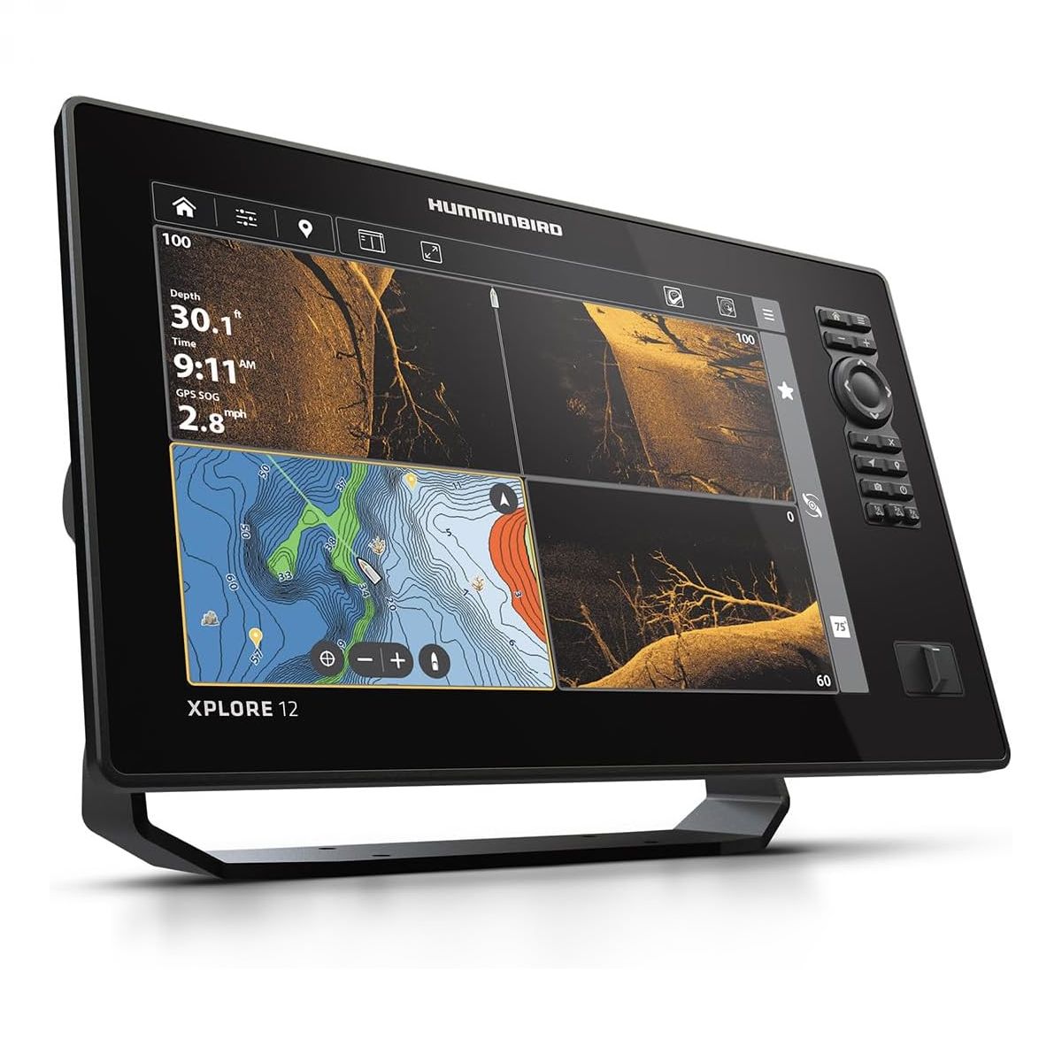 Humminbird XPLORE 12 CMSI+ GPS Fishfinder