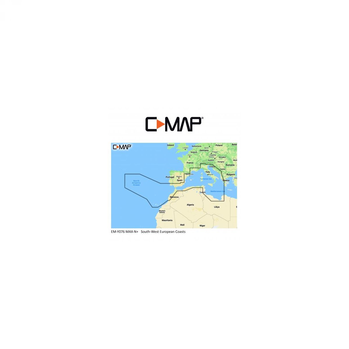 C-MAP Reveal M-EM-Y076-MS South West Europe
