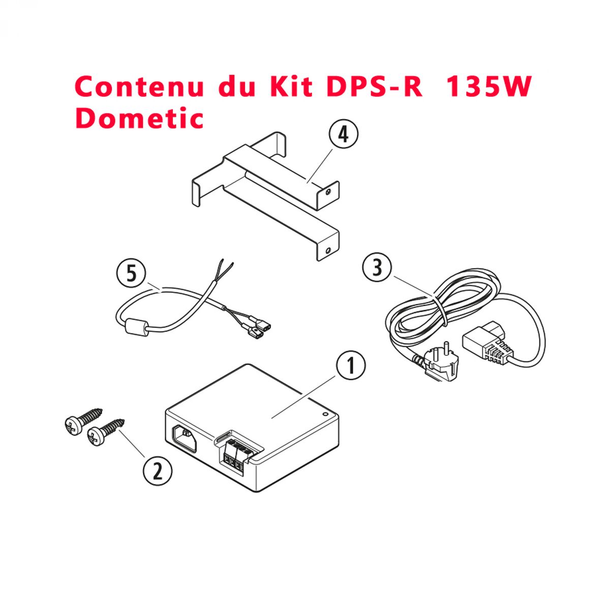 Dometic DPS-R 135 pretvarač sa 220V na 24V(12V)