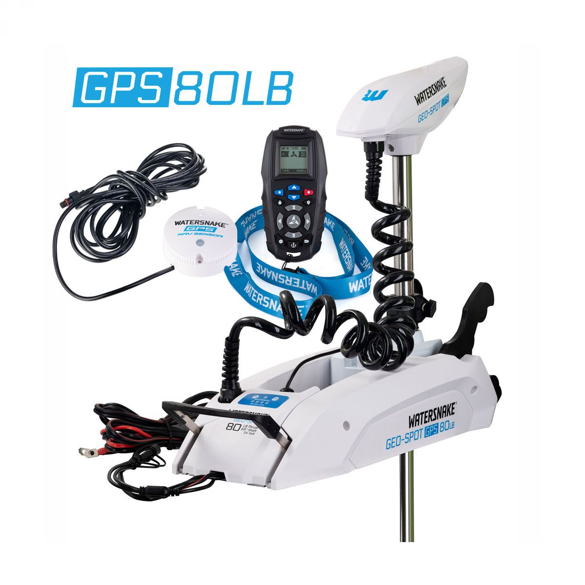Watersnake GEO-SPOT GPS 80LB 78” pramčani elektromotor
