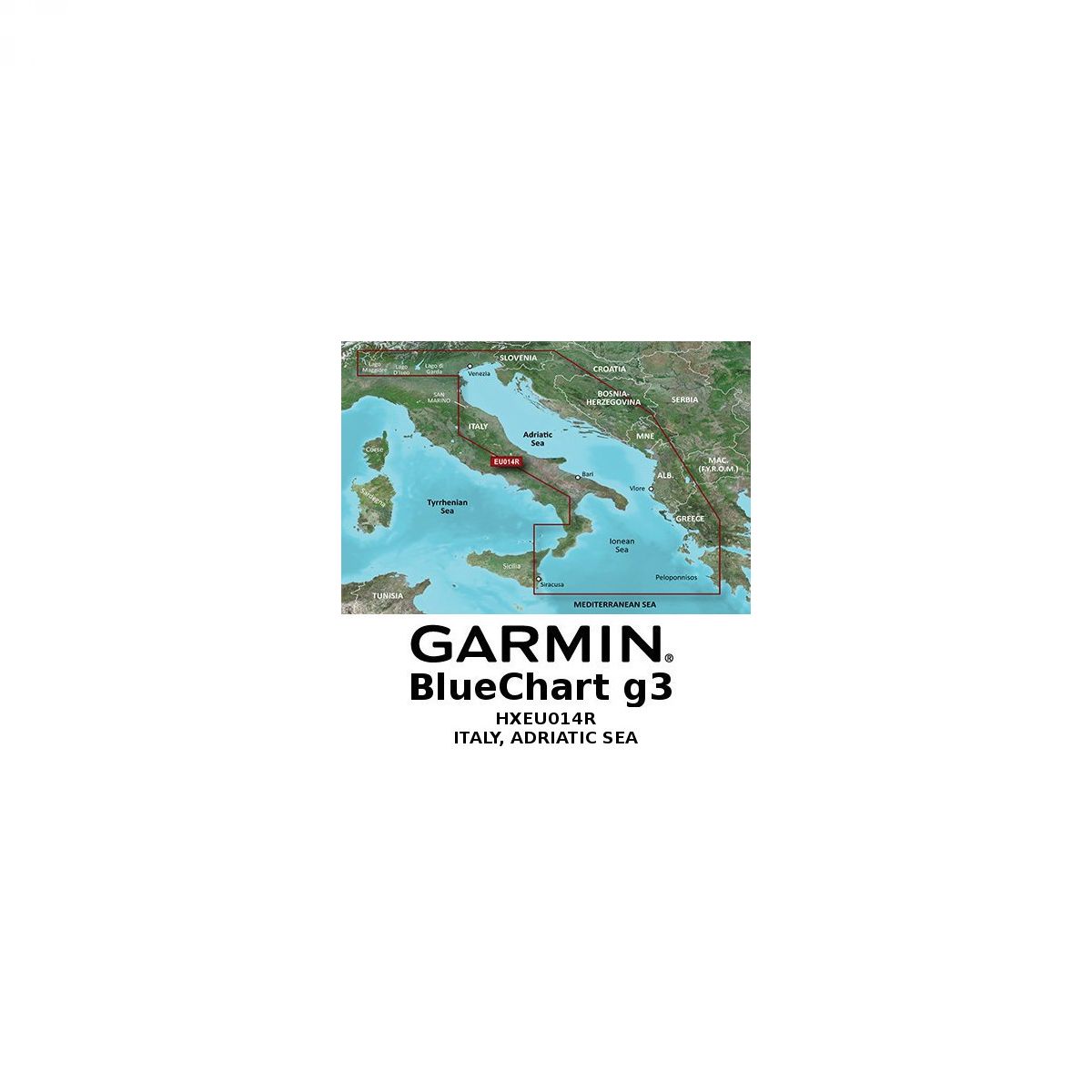 Garmin BlueChart g3 HXEU014R Italy, Adriatic Sea