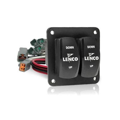 Lenco 10222-211D Double Rocker Switch Kit (Single) prekidač