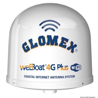 GLOMEX WeBBoat 4G Plus EVO DUAL SIM WiFi Internet antena