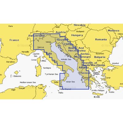Navionics+ Regular NAEU014R Adriatic sea Croatia-Italy