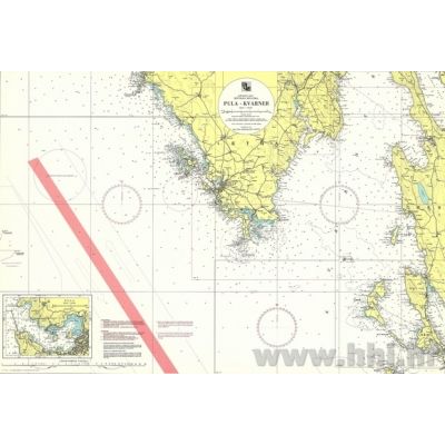 Karta pomorska 100-16 obalna Pula – Kvarner (Pula)