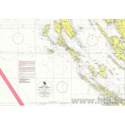 Karta pomorska 100-17 obalna Lošinj – Molat