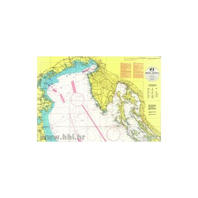 Karta pomorska INT 3410 kursna Rijeka - Venezia