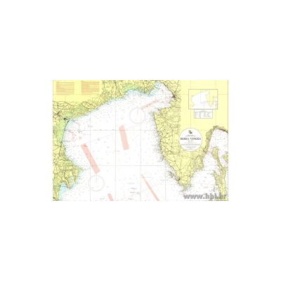 Karta pomorska 151 kursna Rijeka - Venezia