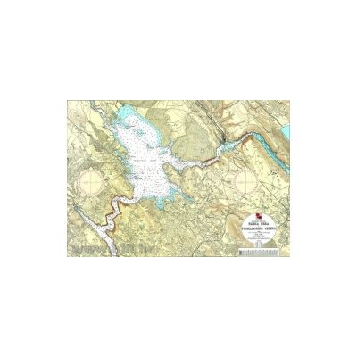 Karta pomorska 518 Plan rijeka Krka i Prokljansko jezero