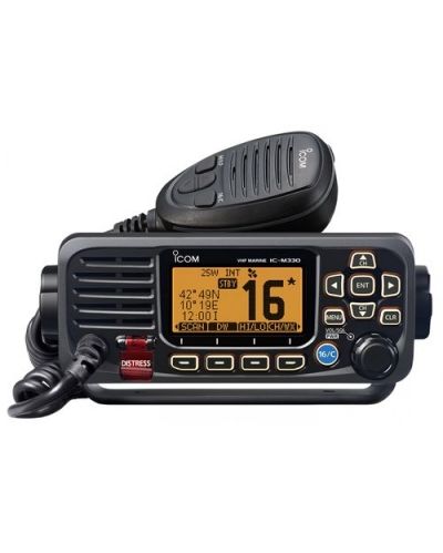 Icom IC-M330GE VHF DSC GPS radijska postaja CRNA