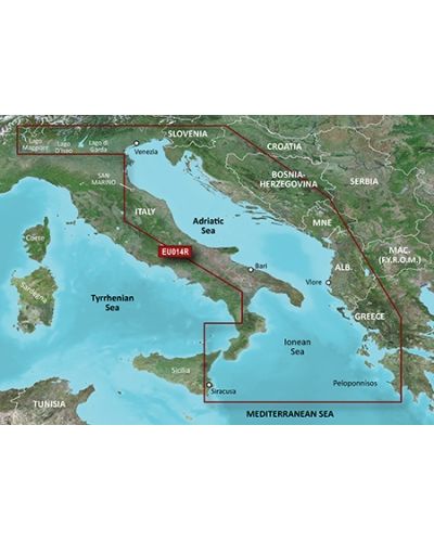 Garmin BlueChart g3 HXEU014R Italy, Adriatic Sea