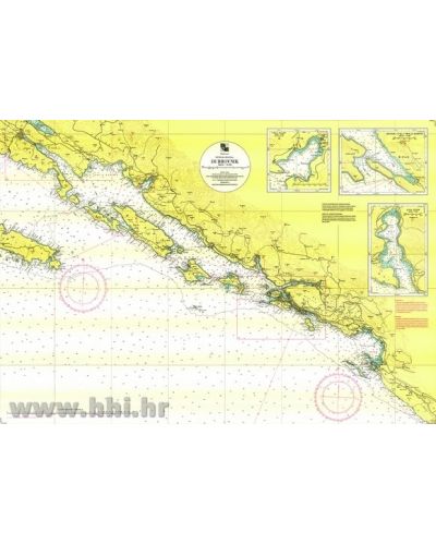 Karta pomorska 50-20 obalna Dubrovnik (Slano,Š.Luka,Harpoti,Zaton)