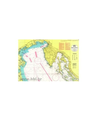 Karta pomorska INT 3410 kursna Rijeka - Venezia