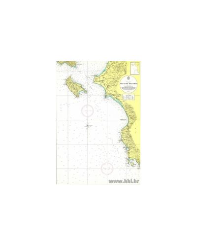 Karta pomorska 173 kursna Akra Killini - Akra Akritas