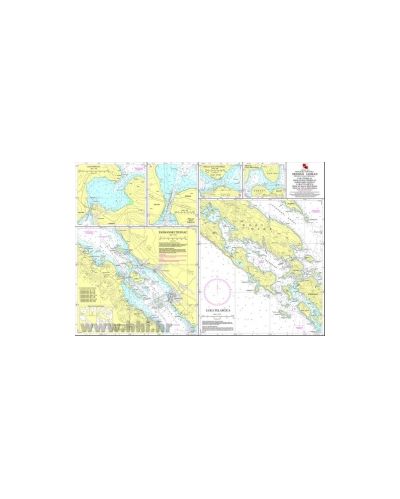 Karta pomorska 37 Plan Srednji Jadran (planovi luka i prolaza)