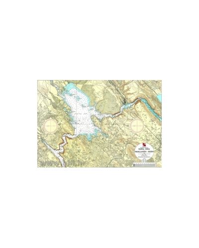 Karta pomorska 518 Plan rijeka Krka i Prokljansko jezero