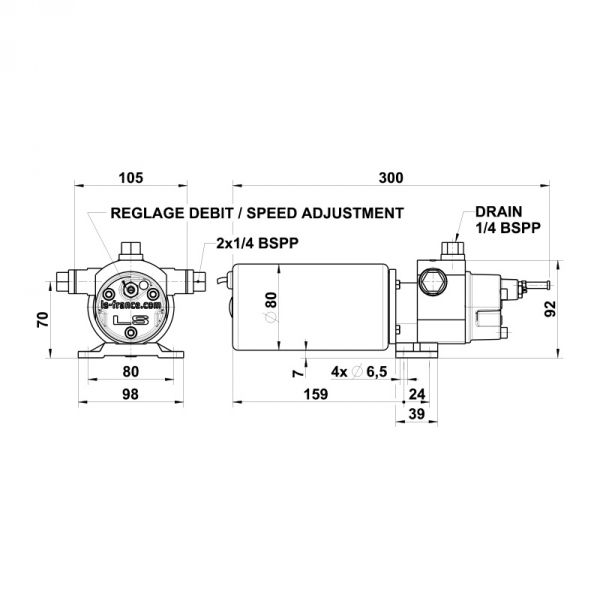 Lecomble & Schmitt L&S RV1 12V pumpa za Autopilot