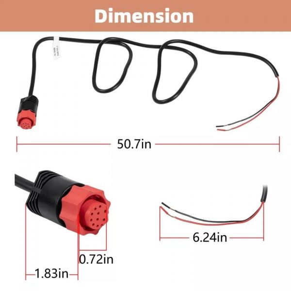 Lowrance 14041 kabel napajanja za Elite i HDS